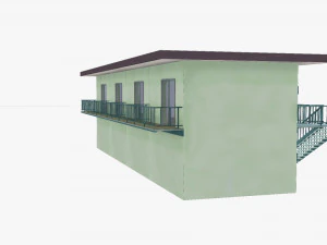 anime apartment tokyo 3D Model