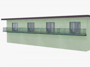 anime apartment tokyo 3D Model