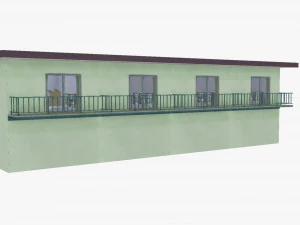 anime apartment tokyo 3D Model