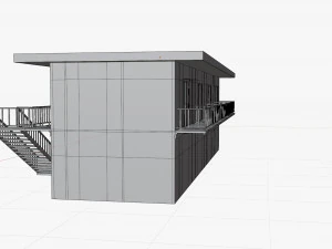 anime apartment tokyo 3D Model