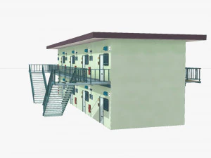 anime apartment tokyo 3D Model