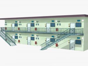 anime apartment tokyo 3D Model