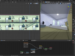 anime apartment tokyo Modèle 3D