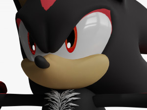 shadow the hedgehog 3D मॉडल