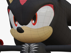shadow the hedgehog 3D मॉडल