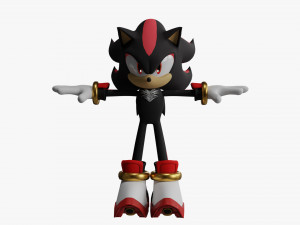 shadow the hedgehog 3D मॉडल