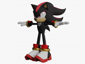 shadow the hedgehog 3D मॉडल