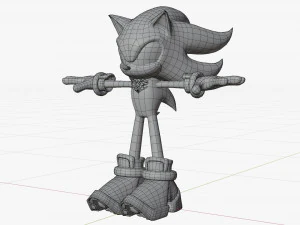 shadow the hedgehog 3D Model