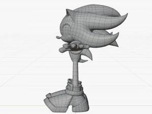 shadow the hedgehog 3D Model