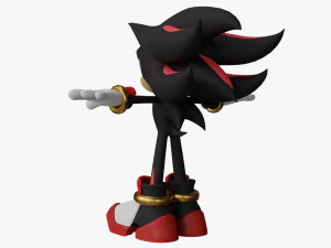 shadow the hedgehog 3D Model
