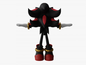 shadow the hedgehog 3D मॉडल