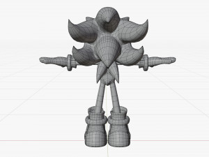 shadow the hedgehog 3D मॉडल
