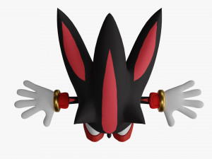 shadow the hedgehog 3D मॉडल