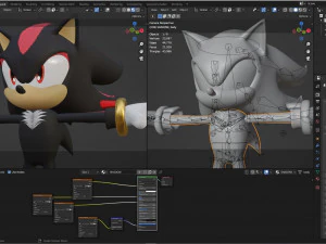 shadow the hedgehog 3D Model