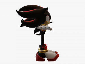 shadow the hedgehog - ue4 - unity 3D Model