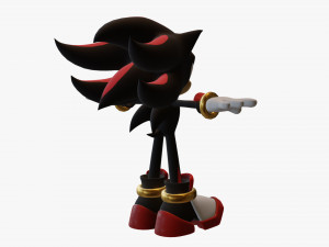 shadow the hedgehog - ue4 - unity 3D Model