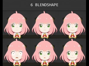 Anya Forger 3D 模型