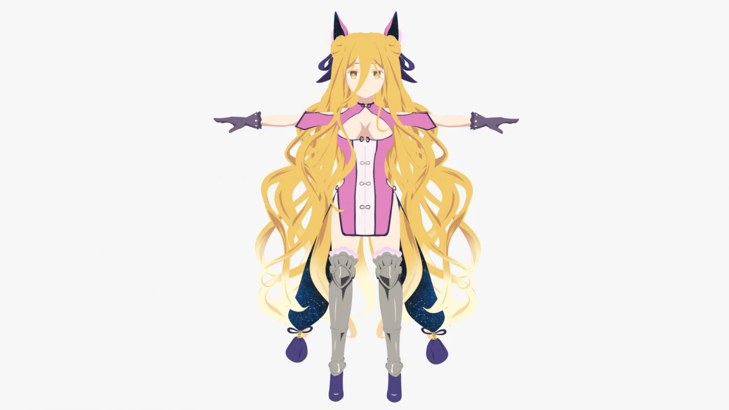 MuKuro Date a live 3D Model .c4d .max .obj .3ds .fbx .stl .blend 