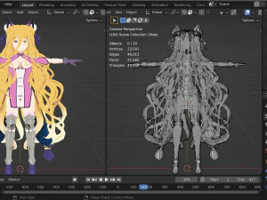 MuKuro Date a live 3D Model