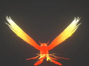 Anime Phoenix 3D Model