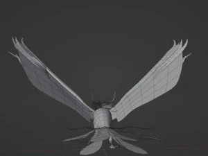 Anime Phoenix 3D Model