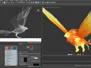 Anime Phoenix 3D Model