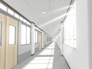 Couloir d'anime Modèle 3D