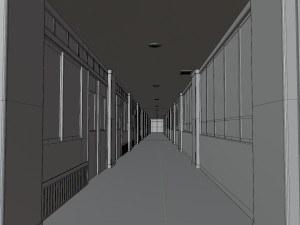 Anime Corridor Modelo 3D
