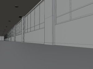Anime Corridor Modelo 3D