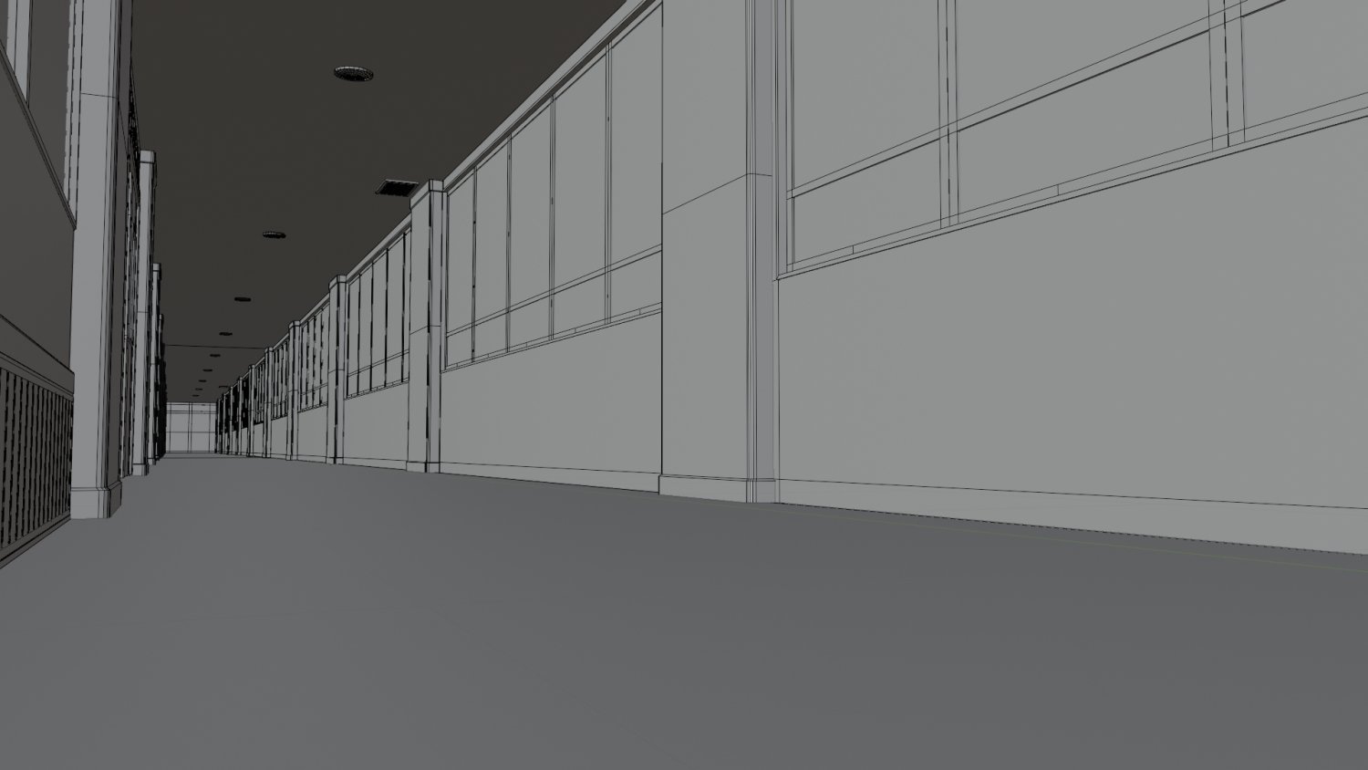 Anime Webtoon Style Building Interior Corridor Stock Illustration  2295260725 | Shutterstock