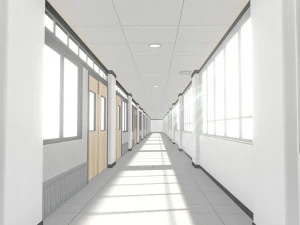 Anime Corridor 3D Model