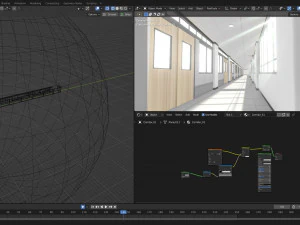 Anime Corridor 3D Model