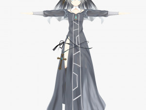 Honjou Nia Date a live Modelo 3D