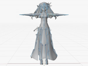 Honjou Nia Date a live Modelo 3D