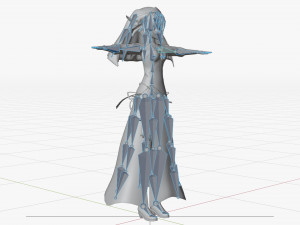Honjou Nia Date a live Modelo 3D