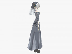 Honjou Nia Date a live Modelo 3D