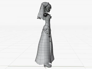 Honjou Nia Date a live 3D Model