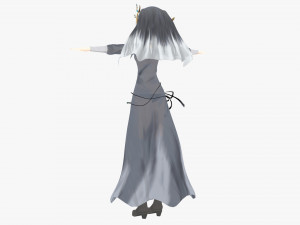 Honjou Nia Date a live Modelo 3D