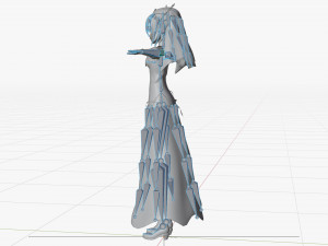 Honjou Nia Date a live Modelo 3D