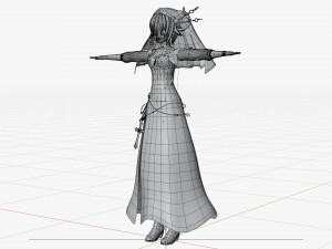 Honjou Nia Date a live Modelo 3D