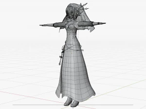 Honjou Nia Date a live 3D Model