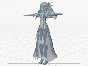 Honjou Nia Date a live Modelo 3D