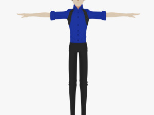 Male Characters 3D Model