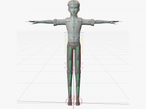 Male Characters Modelo 3D