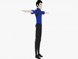 Male Characters Modelo 3D