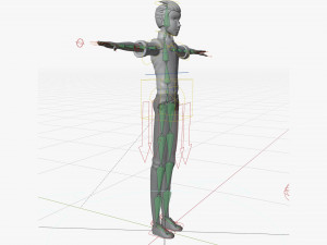 Male Characters Modelo 3D