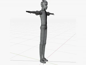 Male Characters 3D Model