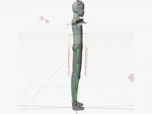 Male Characters 3D Model