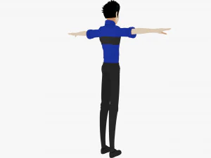 Male Characters 3D Model
