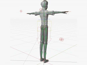 Male Characters 3D Model